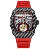 Sporty Style Tourbillon Men Watch Luxury Large Dial Waterproof Luminous Wristwatch Military Automatic Mechanical Men's Watch