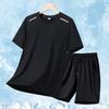 Summer Running Fitness Set Men's Outdoor Men's Leisure Set Two Piece Set