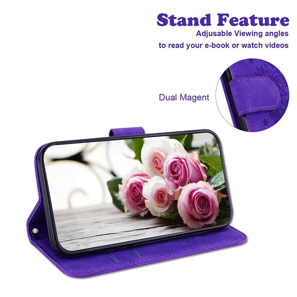 Flip Wallet Case For Tecno Spark Go 2024 Spark 20 Pro Plus 20C 10 10C 9 Pro 9T Spark 8 Pro 8T 8C Leather Phone Back Cover Euti