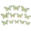 12Pcs Waterproof Butterfly Stickers Self Adhesive Ideal for Scrapbooking and DIY Projects