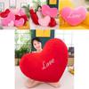 Adorable Love Heart Pillow With Super Soft Short Plush Customizable Design Various Sizes
