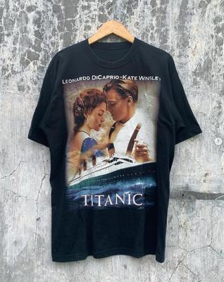 Vintage Titanic Film Shirt Titanic Film Homage T Shirt Titanic Film Fan Tees Titanic Film Retro 90s Shirt Titanic Film Merch Gift