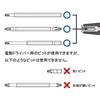 VESSEL Stubby Replacement Driver Set (+2/ +1&+3 Short Bit Included) 270BW-123