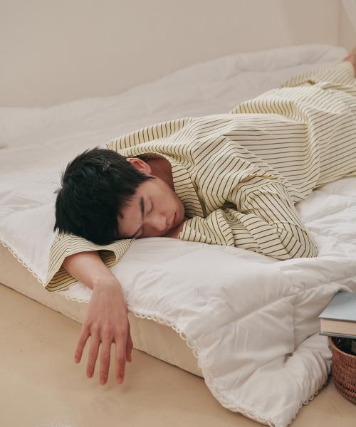 [OGGITT] Unisex Dormitory Bean Stripe Pajama [Shipped from Korea] 100% Authentic