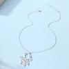 Bouncing Sweater Chain Jewelry Astronaut Astronaut Astronaut Stainless Steel Necklace Men's and Women's Versatile Neck Chain
