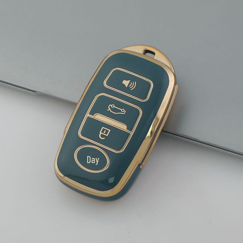 Perodua Big Deer & Toyota Car Key TPU Protective Case with Buckle PE Bag
