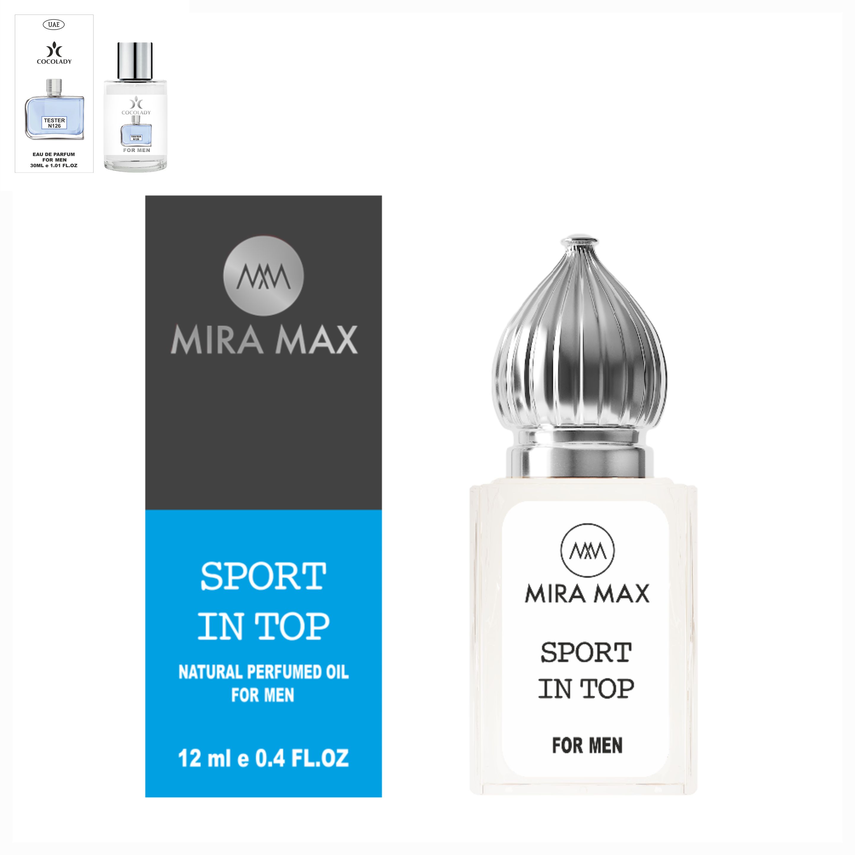 

SPORT IN TOP Парфумована олія для чоловіків 12 ml