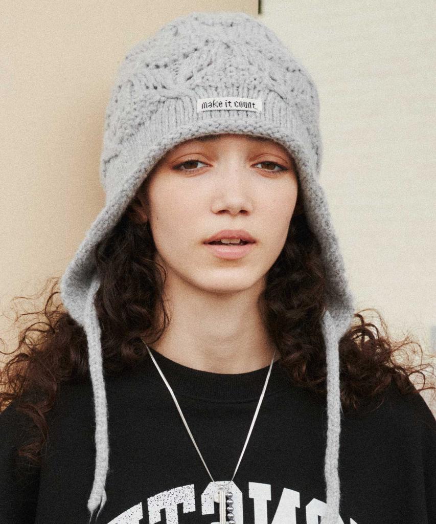 WMC Earflat Beanie_Grey