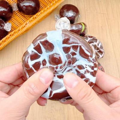 Chrupiące kulki do ściskania z ciasta, Fidget toys z woskową powłoką, powoli rosnące, Nietoksyczne, do łagodzenia stresu dla dzieci i dorosłych