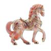 1/2/3/4/5/6/7/8/10/12/15/20/25 Pcs Horse Ornaments For Christmas Tree Metallic Rhinestones Horse
