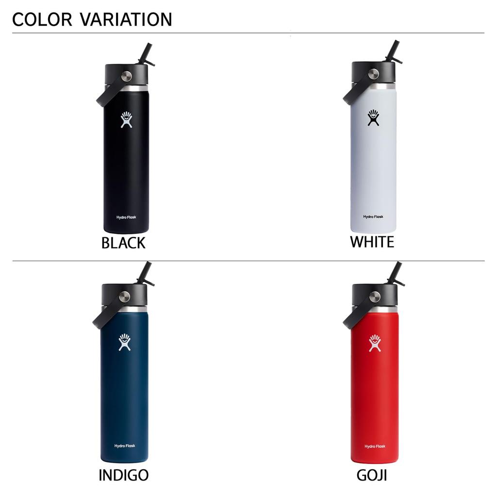 Hydration 24 oz (709 ml) Wide Mouth Flex Straw Cactus