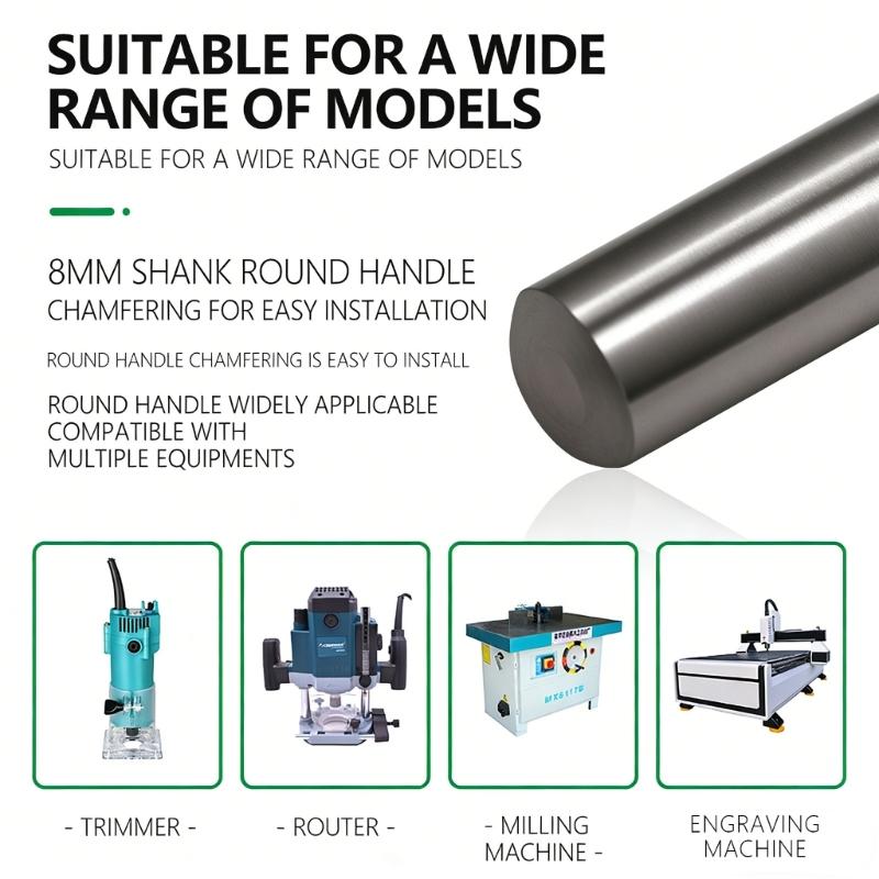 Slotting Cutter for Model Making Woodworking Pattern Flush Trim Router Bit 5/16 Shank Flush Trim Cut Router Bit