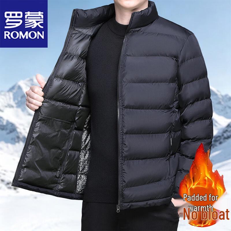 ROMON Men's Winter Stand Collar Padded Jacket