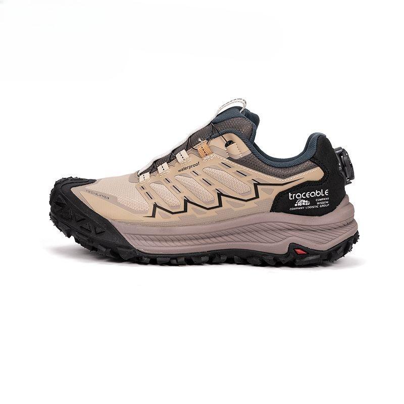 Classic Brand Comfortable Anti Slip Mountain Climbing Shoe Designer Quick Lacing Outdoor Hiking Shoe Spring/Autumn Trecking Shoe