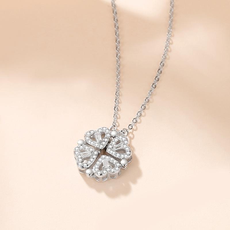 Tancise S925 Sterling Silver Luxury Personality Pendant Necklace Women's Classic Tide Necklace