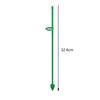 32.6cm 6 Set Plant Supports for Indoor Plants, Orchid, Rose Flower(Green)