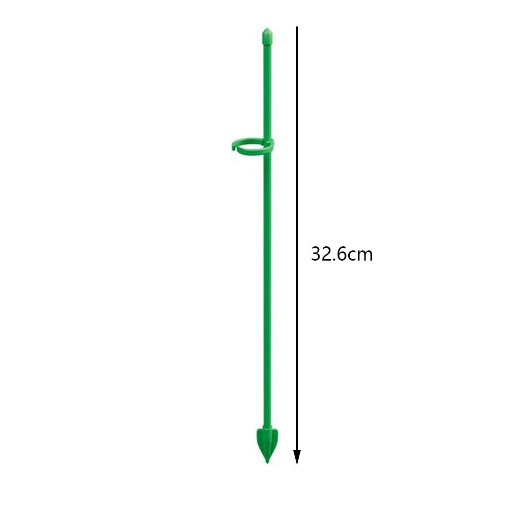 32.6cm 6 Set Plant Supports for Indoor Plants, Orchid, Rose Flower(Green)