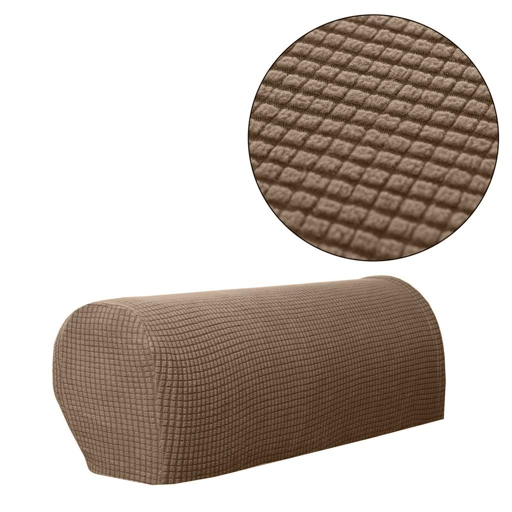 Armrest Covers 2PCS Stretch Fabric Armrest Covers - Sofa Arm Chair Slipcovers Furniture Protectors For Recliner Sofa