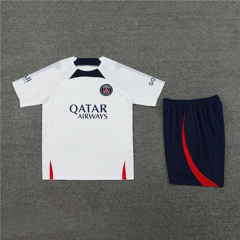 Brasile Arsenal Parigi Real Madrid Barcellona Spagna Chelsea Tuta da Allenamento Maglie da Calcio per Adulti Maniche Corte