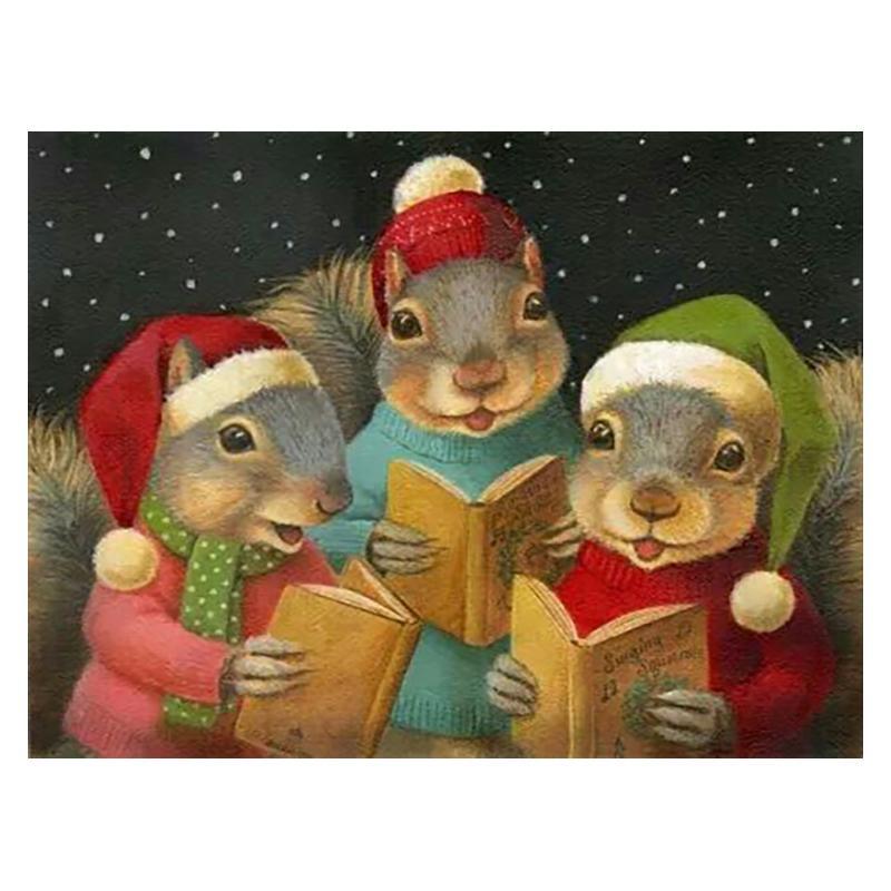 5D DIY Diamant Malerei Holz Eichhörnchen Diamant Mosaik Diamant Stickerei Volle Set Kreuz Stich Kits Home Decor Geschenke