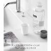 Yamazaki Tower Floating Storage Cup, Mini, Film Hook, Magnetic Mouthwash Tumbler, White, 5cm W X 5cm D X 5.5cm H, 10131