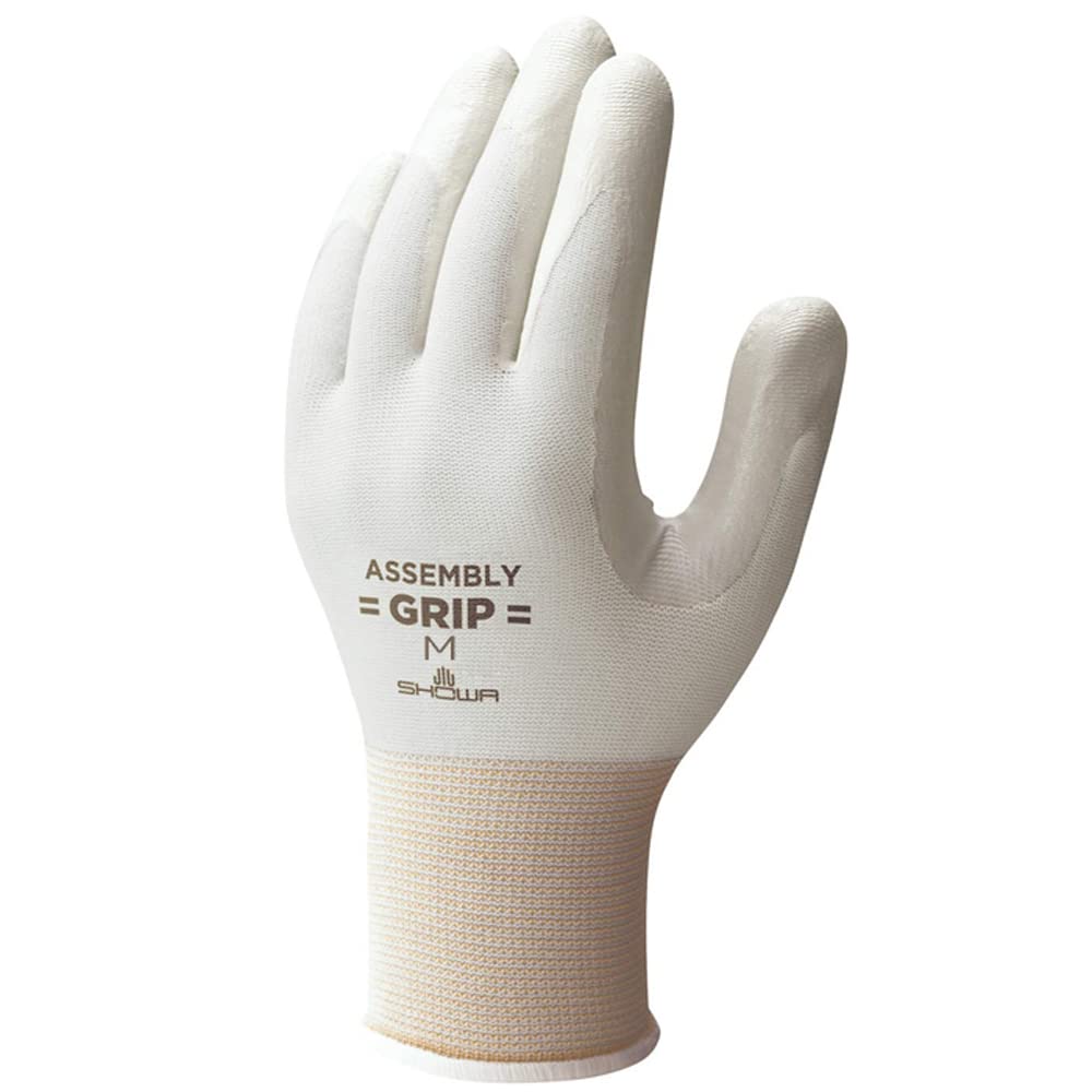 Showaglove Work Gloves 370 Assembly Pack of No. Grip, Medium, Gray, 3-Pair (Set 2)