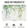 4pcs Set of Placemats - Fresh Green Leaves Vine Pattern Rectangular Kitchen Table Mats (12 inches x 18 inches), Suitable for Hol
