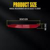 2x Red Lens Rear Bumper Reflector For 2014 15 2016 Hyundai Elantra Left Right EK