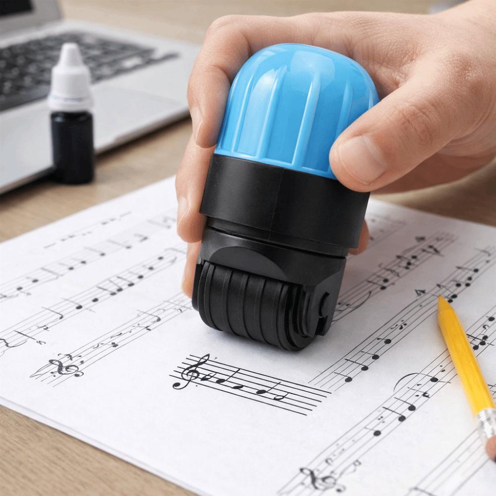 Rolling Stamps Music Notation Stamp 6-Line Staff Staff Roller  Piano Teaching