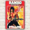 First Blood Sylvester Movie Metal Poster Tin Sign 20x30cm Plaquealuminum