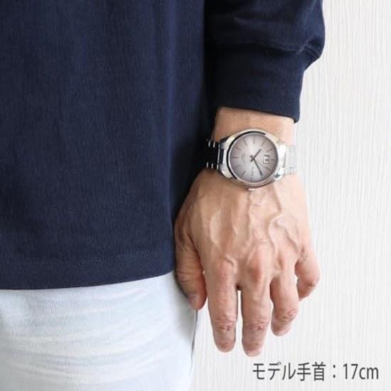 SEIKO ALBA Mens Wristwatch AQ5143X1 Stainless Business Analog Date Calendar Men Silver Gray Japanese Movement Quartz Simple Bracelet