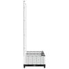 Planter with Trellis White 80 X 40 X 121.5 Cm PP