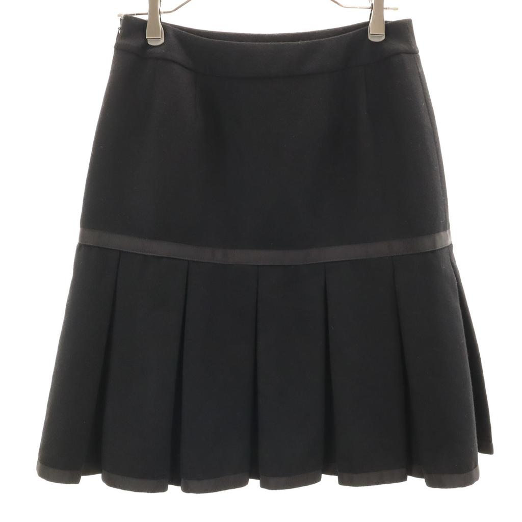 Rene vyrobeno v Japonsku Midi délka Plisovaná sukně 38 černá Dámská Použitá
