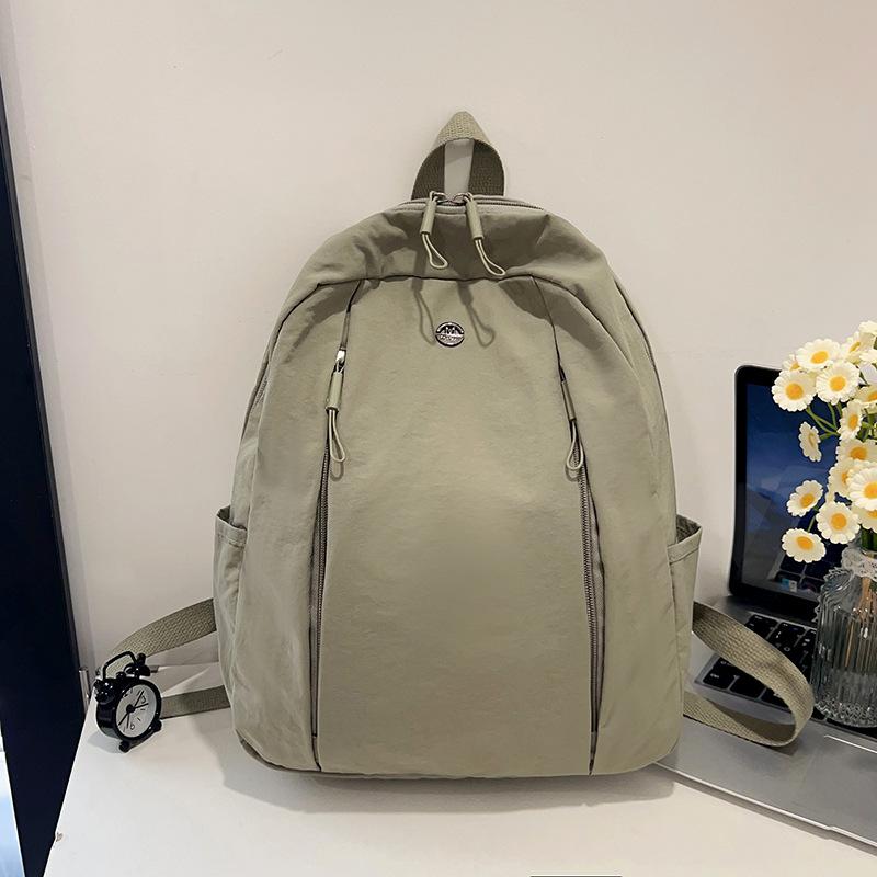 Schoolbag women's backpack wholesale waterproof versatile Korean version backpack women's large-capacity nylon bag simple travel bag