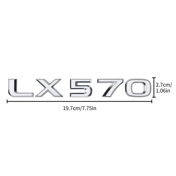 

Black edition S LX470 LX570 Автомобильная наклейка для LX задняя дверь багажника значок эмблема буквы наклейки отделка замена аксессуаров LX470 серебряный