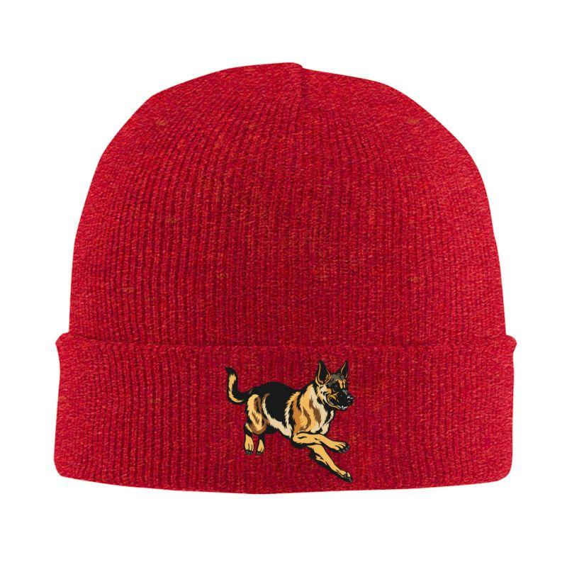German Shepherd Dog Bonnet Hats Men Women Trendy Outdoor Beanies Hat Autumn Winter Warm Head Wrap Caps