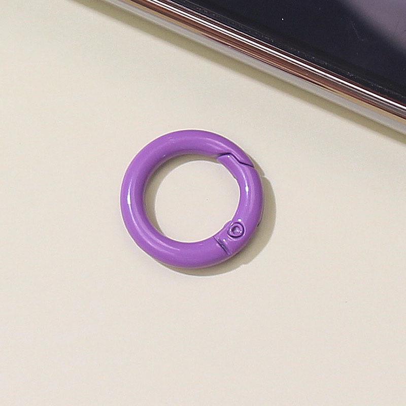 25mm Colored Spring Coil Metal Lobster Clasp for DIY Jewelry, Phone Cases, Hardware, Hanging Buckle, Keychains
