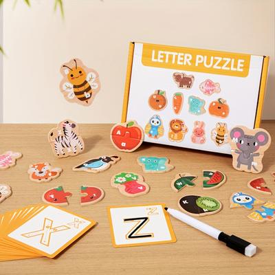 Alphabet Puzzle, Children's Educational Toys, Letter Matching Toys, Early Education Toys Suitable For Babies,5ml