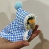 Capa Xadrez de Pássaro Moda Roupas de Inverno para Papagaios e Capas Respiráveis para Uso Diário e Várias Ocasiões