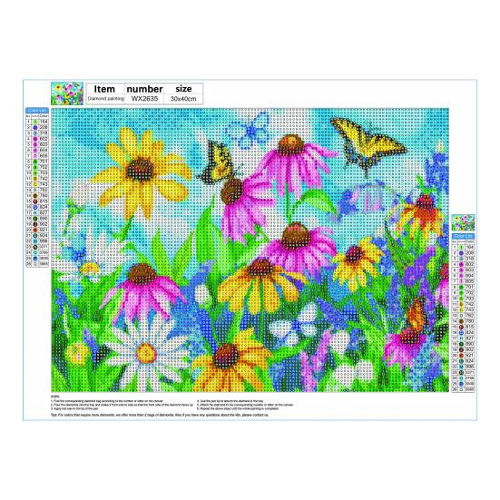 1 Set DIY Rhinestone Painting Kit Exquisite Bright Color Cartoon Pattern Picture Craft Home Decoration