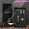 Car Stainless Steel Insulated Cup Auto Folding Umbrella For VW GTI Polo Golf MK6 MK7 Passat B6 B7 B8 Tiguan CC T-ROC Tire Valve