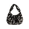Silver Sequin Bag Cloth Blingbling Handbag Portable Girls