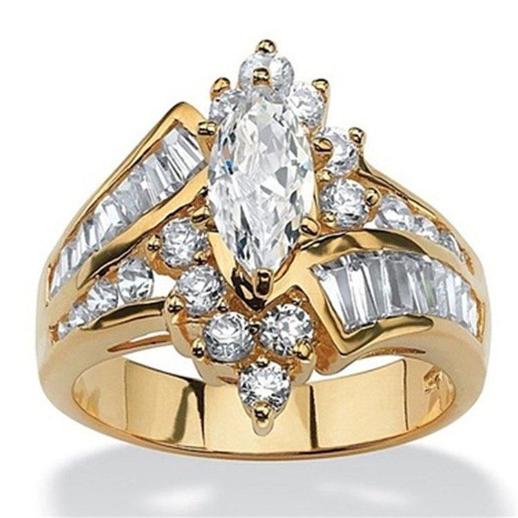 Elegant Heart Opal Ring - Women s European  American Stylish Design Jewelry Size 8