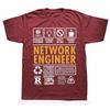 Lustige Netzwerk-Ingenieur Definition Grafik T-Shirts Herren Damen Mode Lässiges T-Shirt 100% Baumwolle Locker Übergröße T-Shirt