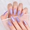 Solid Color Cat Eye Detachable False Nails - Water Drop Style (30 Pieces)