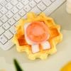 Glossy Topping Waffle Cake Squishy Toy Realistic Soft Bread Squishy Kids Gift