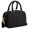 COACH Style 18 Printed Logo Nappa Leather Handbag Small Women's Black