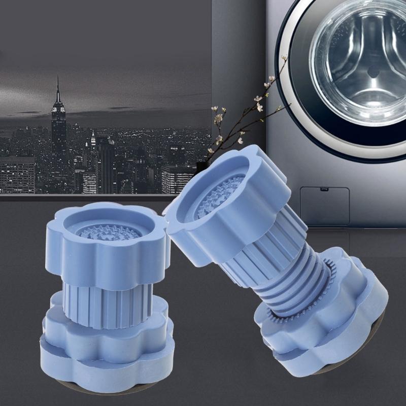 Antivibration Foot Pads Washing Machine Feet Pads Shock Noise Dampening Cancelling Adjustable for Washer Dryer Machine