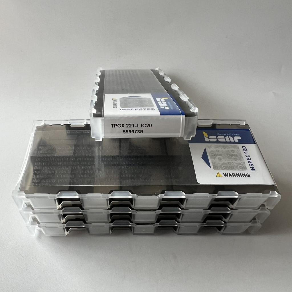 ISCAR / TPGX110304-L IC20 / Industrial indexable carbide inserts 10 Pcs