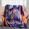 1PC Custom Name Witchcraft Magic Outdooor Flannel Blankets Throw Blanket All-Season Throw Gift Bedspread for Couch, Bed, Camping Holiday Birthday Gift